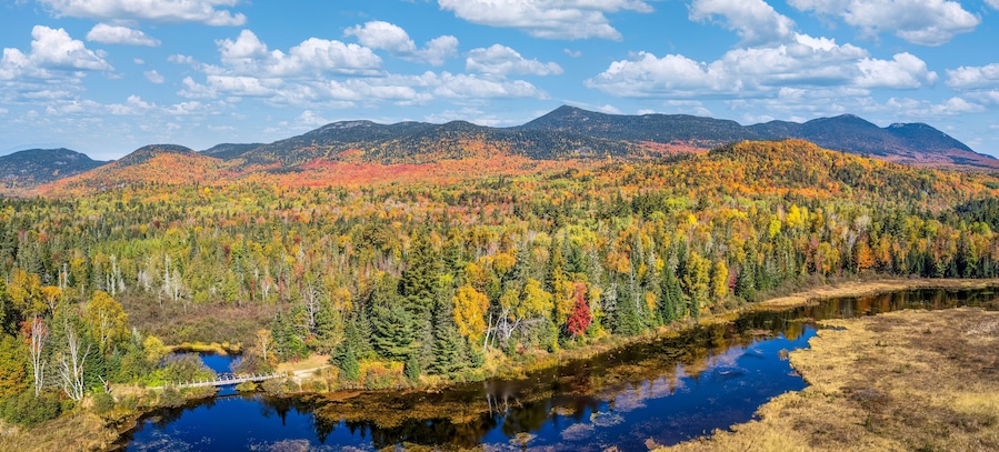 Autumn at Stratton Brook Pond - Carrabassett Valley - Maine
