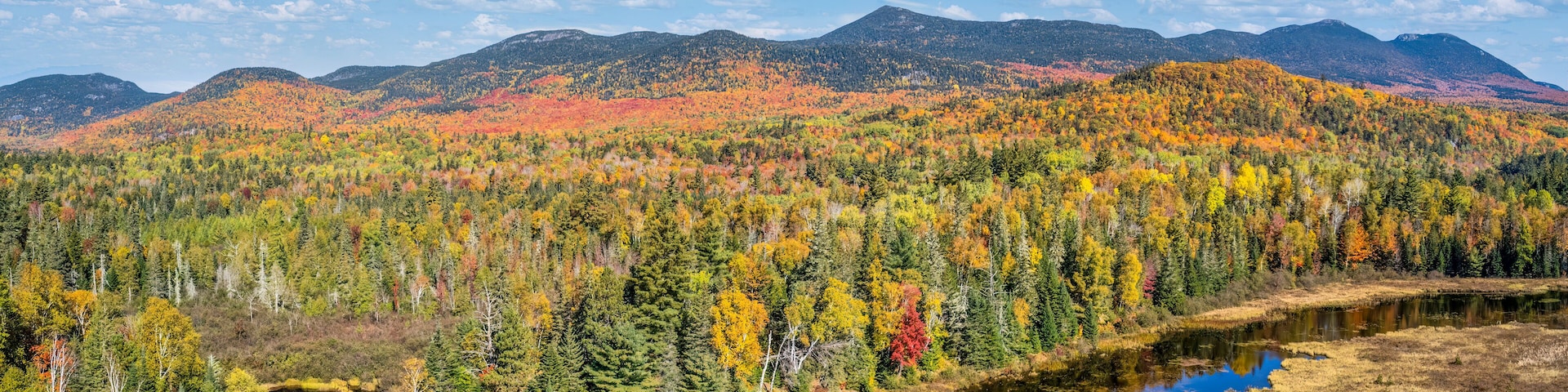 Autumn at Stratton Brook Pond - Carrabassett Valley - Maine