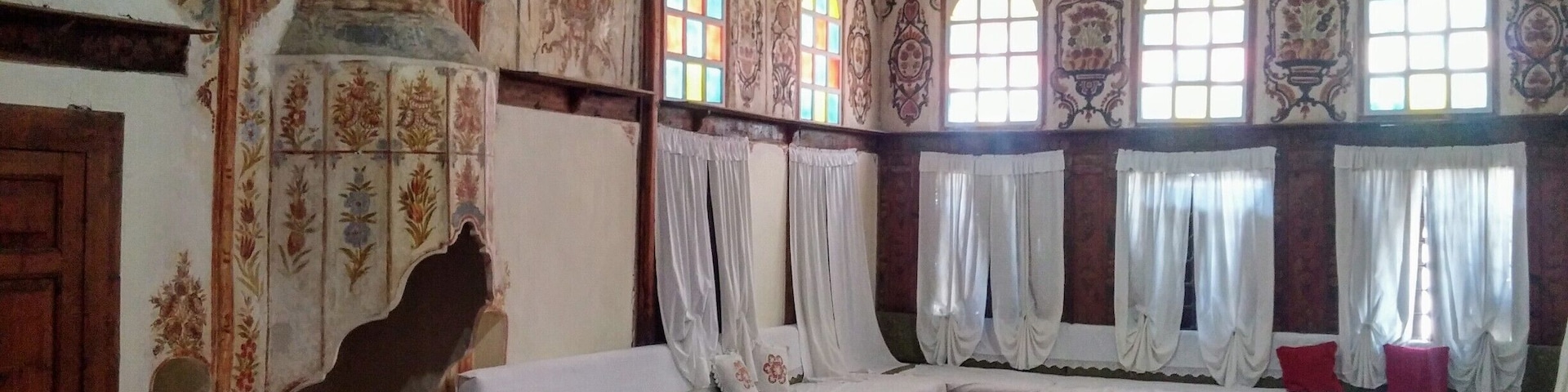 Zekate House is a house in Gjirokastër (known as Argyrokastro in Greek), Albania. The house, built in 1812, is said to be "one of the grandest examples of Gjirokastra architecture in the Ottoman style"