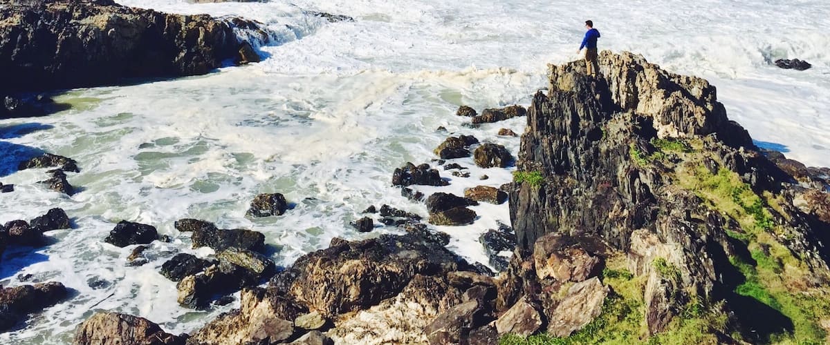 It's good to be reminded sometimes how small we are compared to nature. This was the day after a cyclone had passed the area, and the swell of the ocean was unbelievable. #LifeAtExpedia