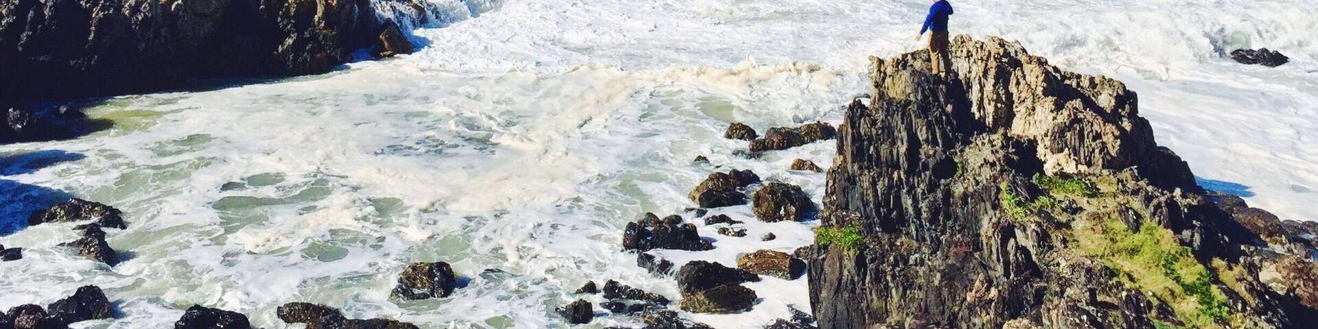 It's good to be reminded sometimes how small we are compared to nature. This was the day after a cyclone had passed the area, and the swell of the ocean was unbelievable. #LifeAtExpedia