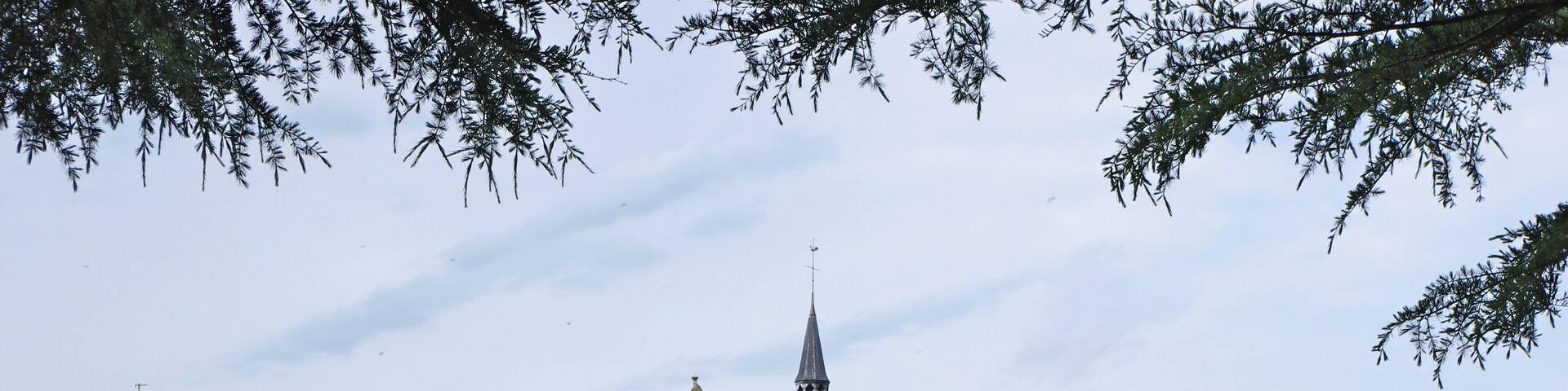 Basilique Notre-Dame de Cléry-Saint-André. Lieu de dévotion, suite à la découverte sur le site d'une statue de la Vierge enfouie dans le sol. Construction d'une église, vers 1280. L'église est une étape sur le chemin de Compostelle. L'église est agrandie et transformée en collégiale par Philippe le Bel (1309) En 1428, pendant la guerre de cent ans, l'église est détruite par les troupes anglaises de Salisbury (il ne reste que la tour carrée). 15 août 1443, le voeu de Dieppe. Devant la ville, le dauphin Louis (futur Louis XI), fils du roi Charles VII, implore à genou la Vierge de Cléry. Il fait le voeu de reconstruire la collégiale si la Vierge l'aide à remportera victoire contre les anglais à Dieppe. Dunois, qui commandait les troupes royales remporte la victoire. Le 30 août 1483, Louis XI meurt, avant la fin de la construction de l'église. Il sera enterré dans l'église de Cléry-Saint-André, au contraire des autres rois de France qui sont enterrés à Saint-Denis. Une bulle du pape Léon XIII du 2 février 1894 fait de l'église une basilique. Basilica of Our Lady of Clery-Saint-André. Place of worship, following the discovery of the site of a statue of the Virgin buried in the ground. Construction of a church in 1280. The church is a step on the way to Compostela. The church was enlarged and transformed into college by Philip the Fair (1309) In 1428, during the Hundred Years War, the church was destroyed by British troops in Salisbury (there is only the square tower). August 15, 1443, the vow of Dieppe. To the city, the Dauphin Louis (the future Louis XI), son of King Charles VII, to implore the Virgin of Clery knee. He vowed to rebuild the college if the Virgin with a win victory against the English in Dieppe. Dunois, who commanded the royal troops wins. August 30, 1483, Louis XI died before the end of the construction of the church. He will be buried in the church of Clery-Saint-Andre, unlike other kings of France are buried in Saint-Denis. A bull of Pope Leo XIII of February 2, 1894 made the church a basilica.