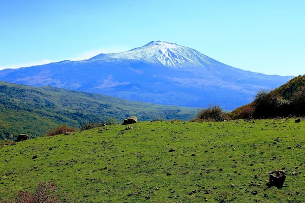 View of Etna 🌋, the biggest European Volcano.