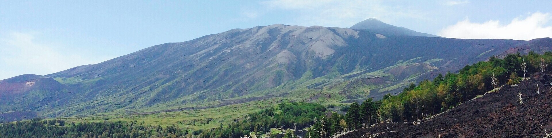 South side of mount etna