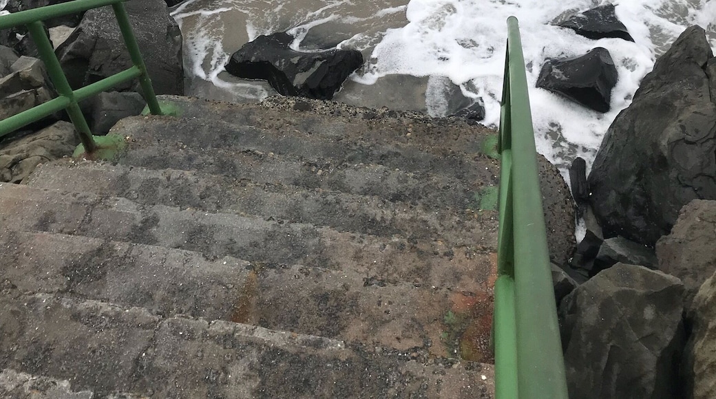 Stairway to Sea!! At Nueva Gorgona, Panama #lifeatexpedia