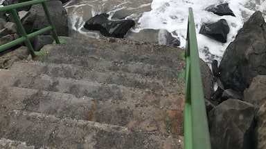 Stairway to Sea!! At Nueva Gorgona, Panama #lifeatexpedia