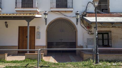 Brotherhood of Espartinas in El Rocio, Huelva, Andalusia, Spain.