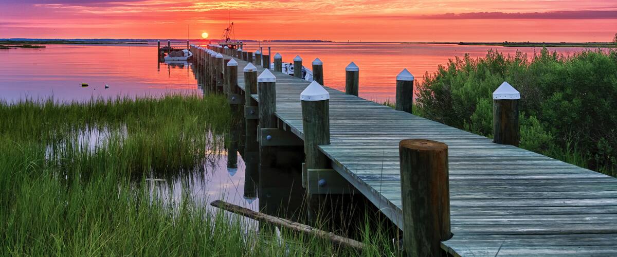 Severn Virginia State Dock Sunrise