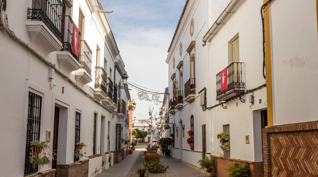 La Puebla de los Infantes, Spain, a town in the Northern mountain range of the province of Sevilla in Andalucia