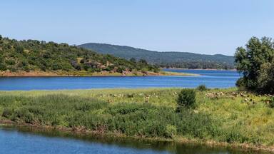Retortillo reservoir, Sierra de Hornachuelos Natural Park, province of Córdoba, Andalusia, Spain
