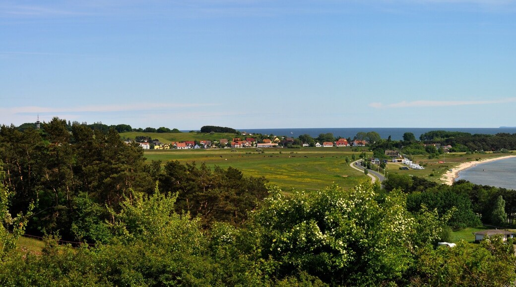 Klein Zicker und Ostseebad Thiessow auf der Insel Rügen, Panorama