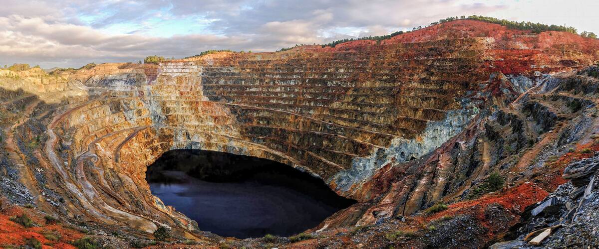 Panoramic view of the Corta Atalaya.