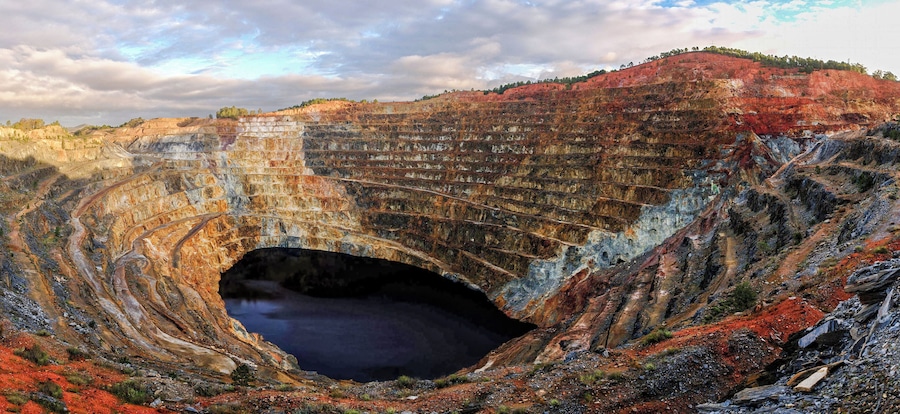Panoramic view of the Corta Atalaya.