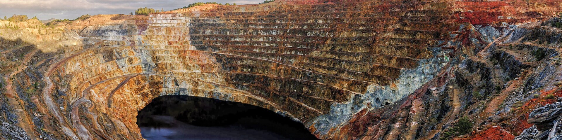 Panoramic view of the Corta Atalaya.