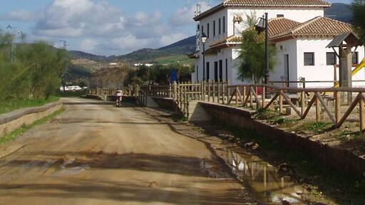 Estación de Puerto Serrano de la Vía Verde entre Puerto Serrano y Olvera. Aunque realmente es término municipal de El Coronil