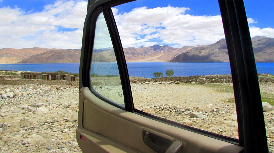 #roadtrip around Pangong Lake, visiting the tiny schools in the surrounding villages.
The building visible is the Government School at Spangmik, present strength: 2 students!