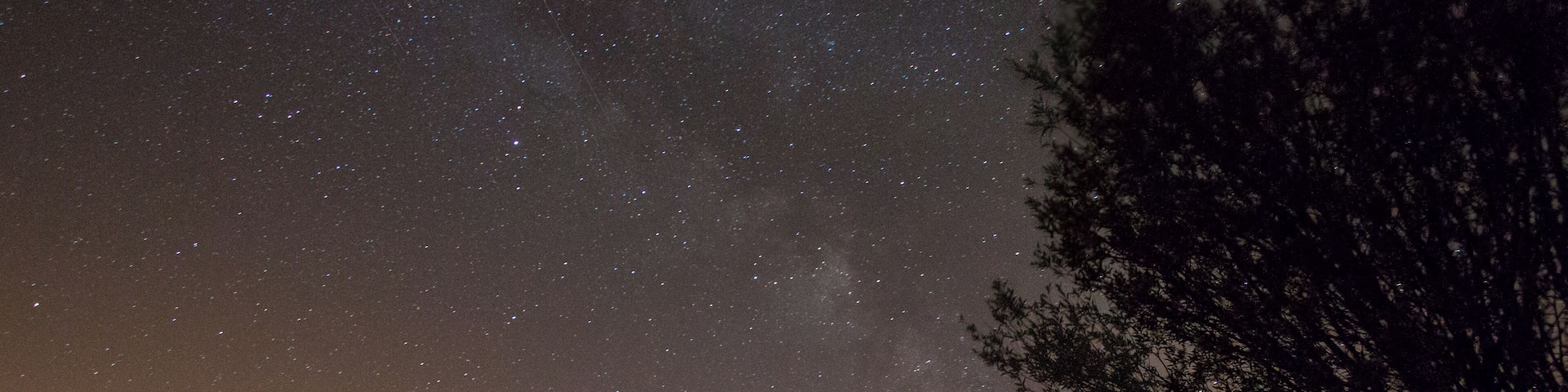 View on Lac du Salagou by night