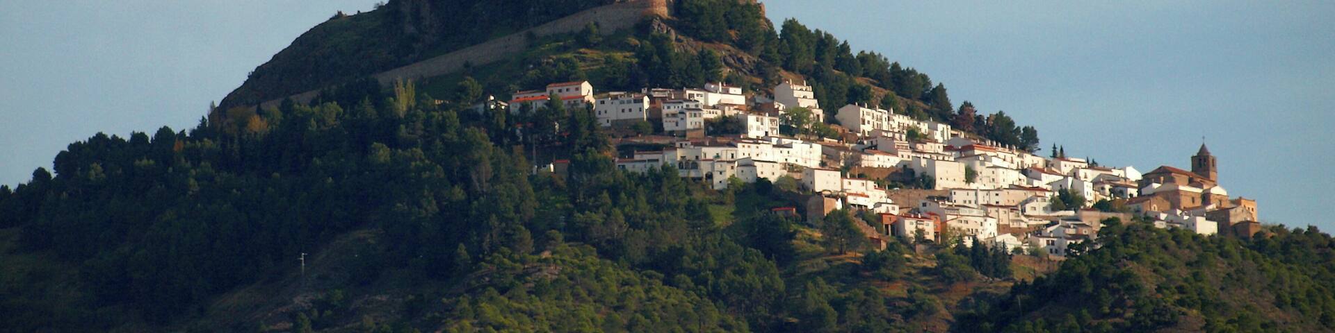 Vista de Segura de la Sierra, Jaén, Espana.