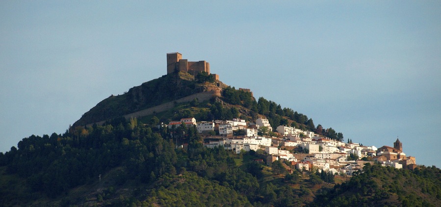 Vista de Segura de la Sierra, Jaén, Espana.