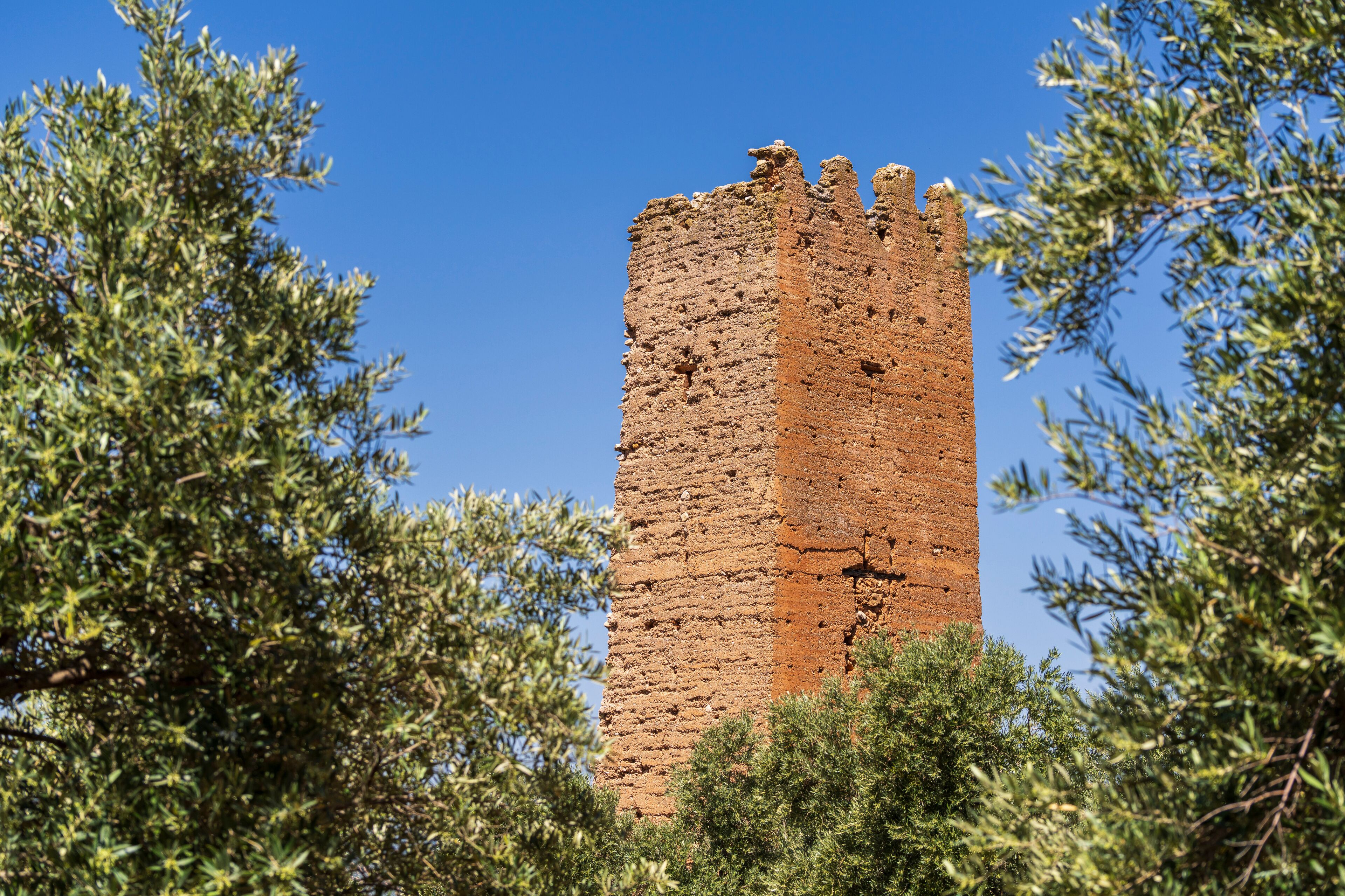 towers of Santa Catalina, fortified tower from the Muslim period, Orcera, Jaén province, Andalusia, Spain