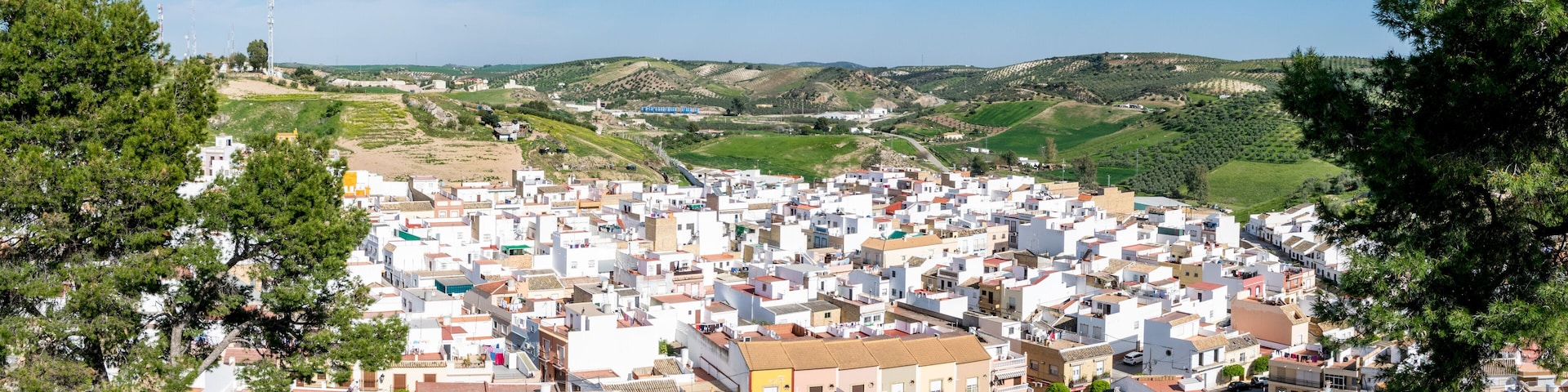 The Spanish town of Morón de la Frontera located in Andalucía.