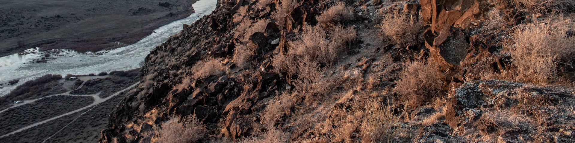 Dedication Point Canyon Sunset Landscape, Kuna, Idaho