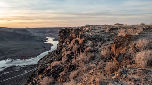Dedication Point Canyon Sunset Landscape, Kuna, Idaho