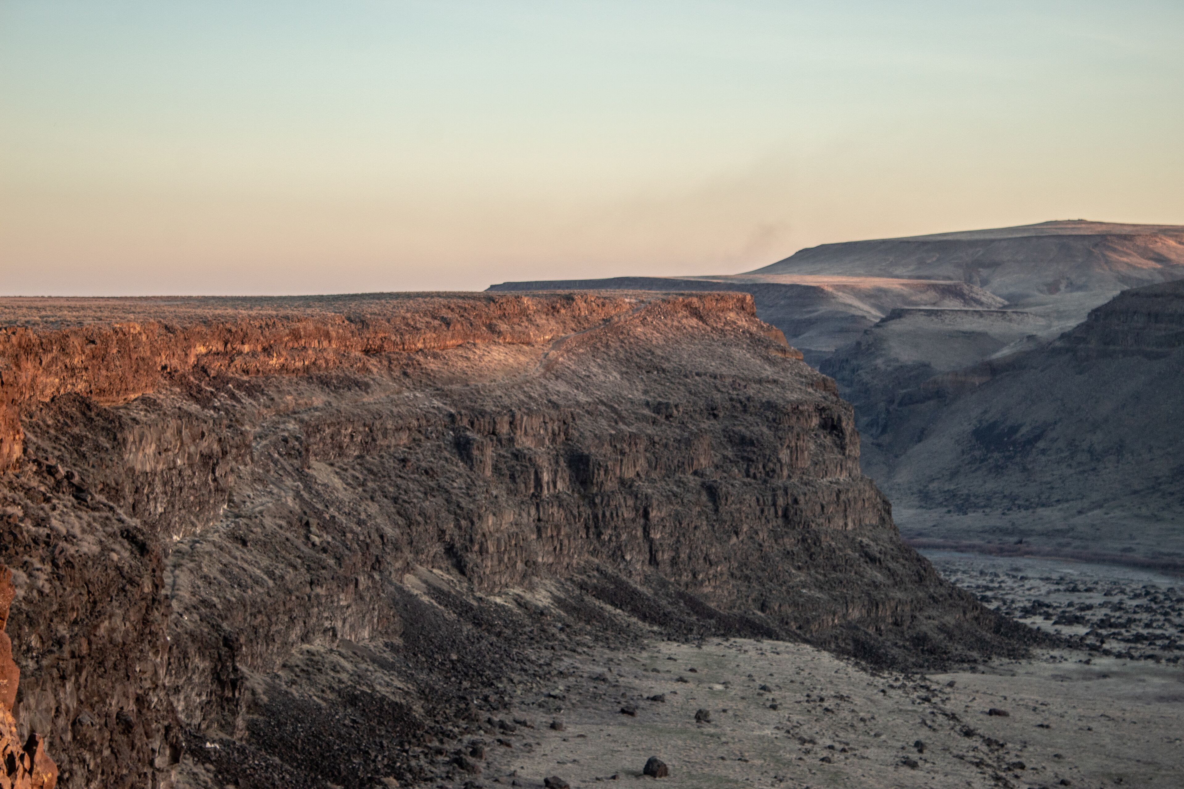 Sunset Canyon Landscape View, Kuna, Idaho, United States