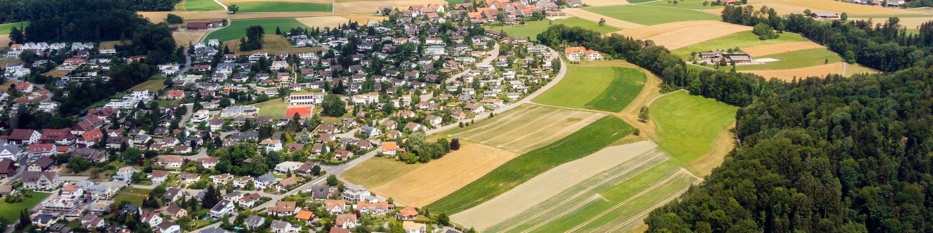Landeanflug Flughafen Zürich, Schweiz