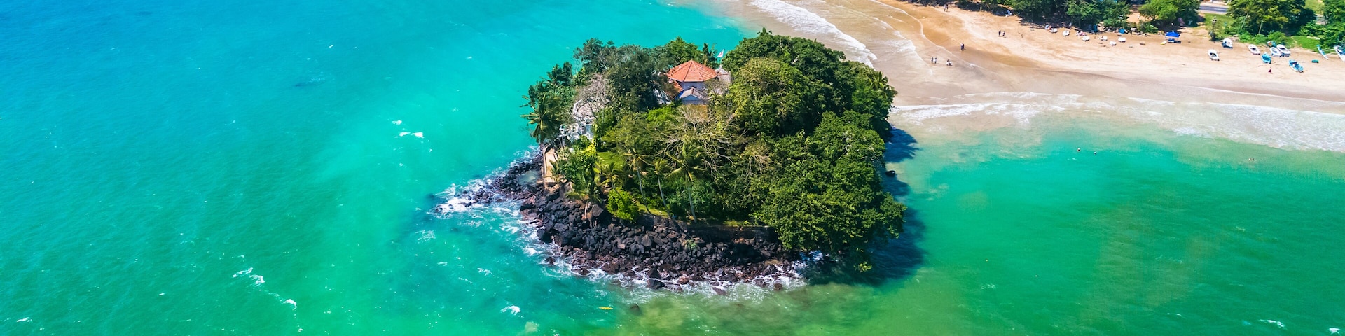 Aerial. Weligama, Sri Lanka.