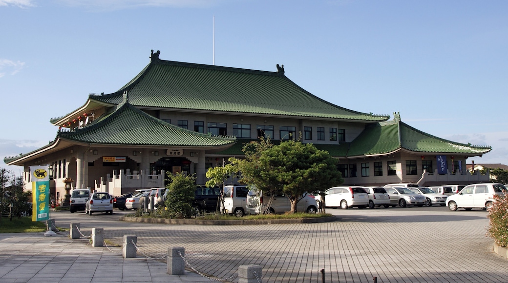 Ryuhoukaku of Togo Onsen in Yurihama, Tottori prefecture, Japan