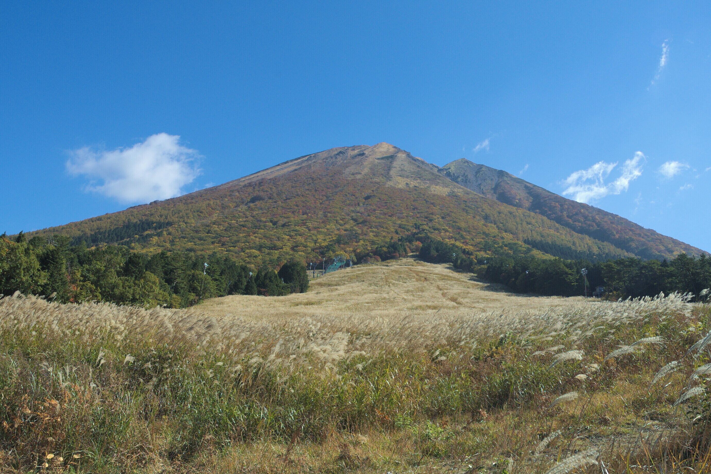 The West side of Daisen volcano.