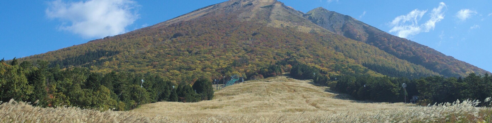 The West side of Daisen volcano.