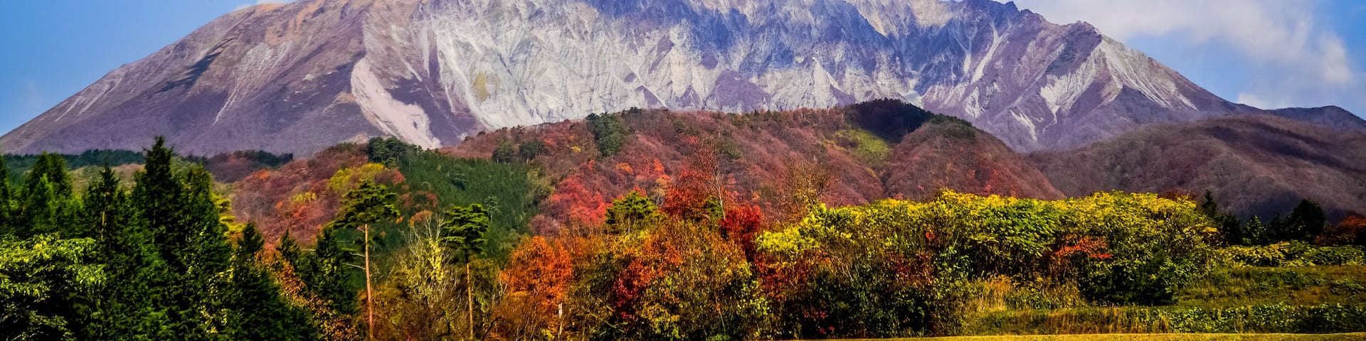 大山、鳥取県、日本、Mt.Daisen、秋の絶景、紅葉、百名山
