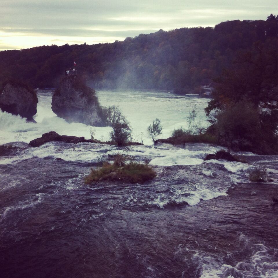 #TroveOn A beautiful landscape of Switzerland. Enormous, wild and soundly waterfall which you can see from different spots. You can even see a rainbow in the middle of the waterfall, pretty awesome.