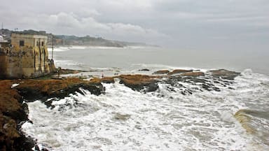 A view from Cape Coast Castle (there will be rain).