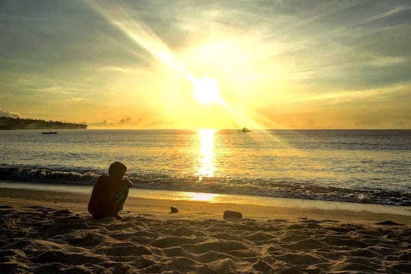 Mati Sunrise, trivia: the first sunlight shone in this millennia is located in Pusan Point Caraga Davao Oriental #sunrise #sun #beach #sea #morning #philippines #itsmorefuninthephilippines #davao #mati #travel #travelasia