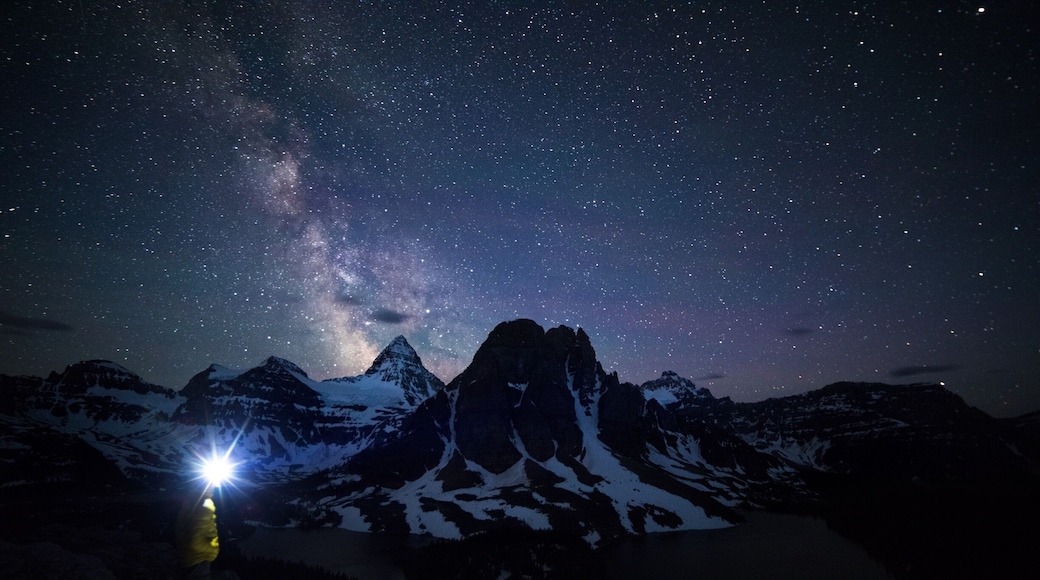 A short hike from the mount Assiniboine campground, there is this beautiful view of the mount Assiniboine and sunburst lake