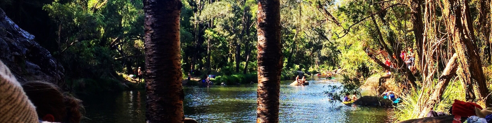 The waterhole at our camping spot on the weekend. #weekendgetaway #australia #camp