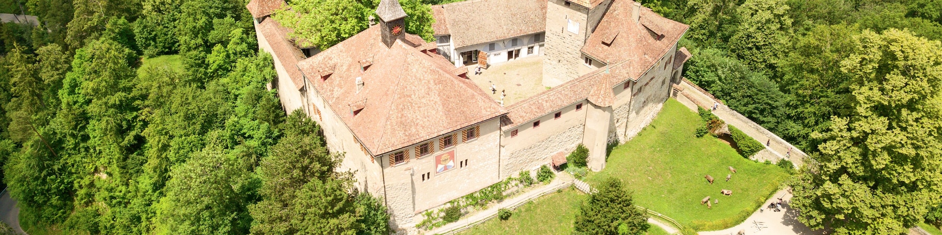 Kyburg castle located between Zurich and Winterthur, Switzerland, Shutterstock ID 1213576027, Purchase Order: -