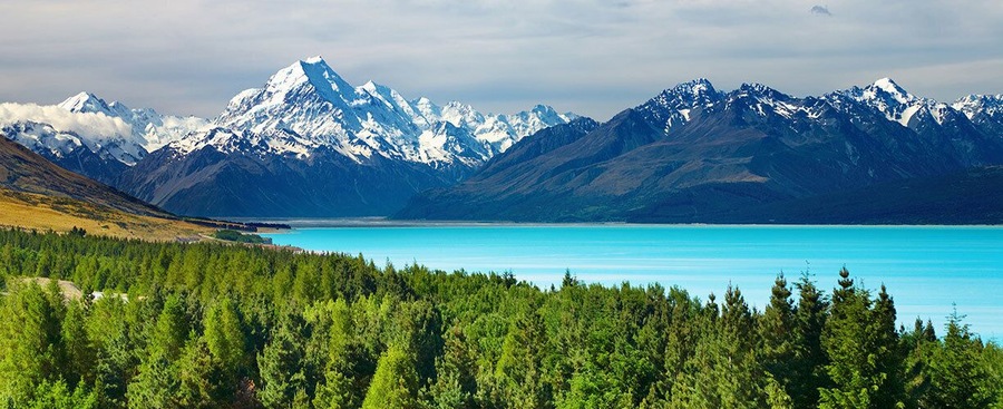 In the mountains of New Zealand, it's just breath-taking!
