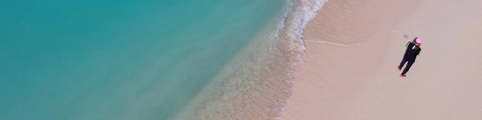 All alone by the beach