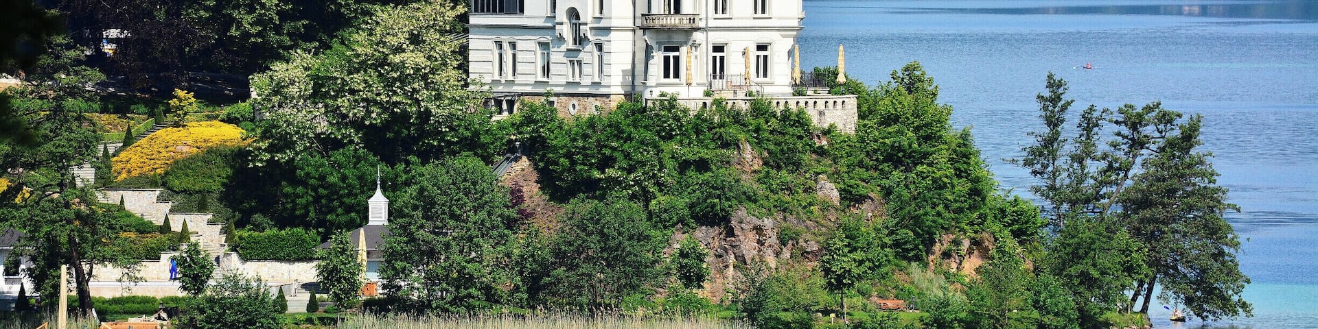 Beautiful view from the window of Seehaus Gaby-Austria