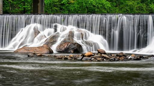 Waterfall in Seymour, Connecticut