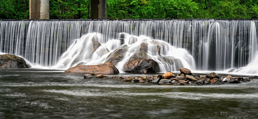 Waterfall in Seymour, Connecticut