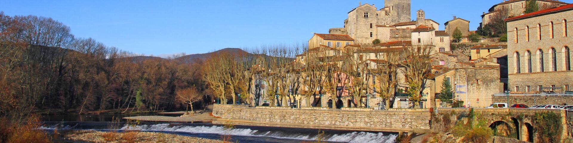 Laroque village, France.