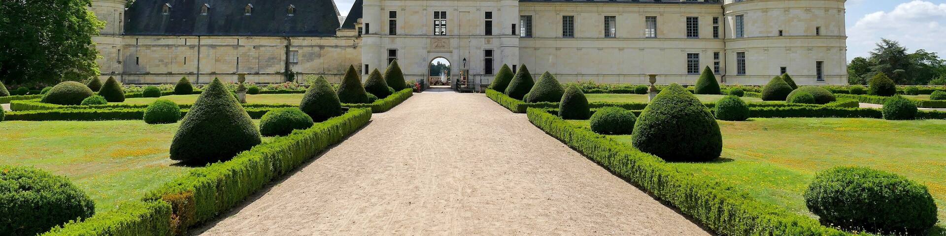 Façade du château de Valençay, Indre, France