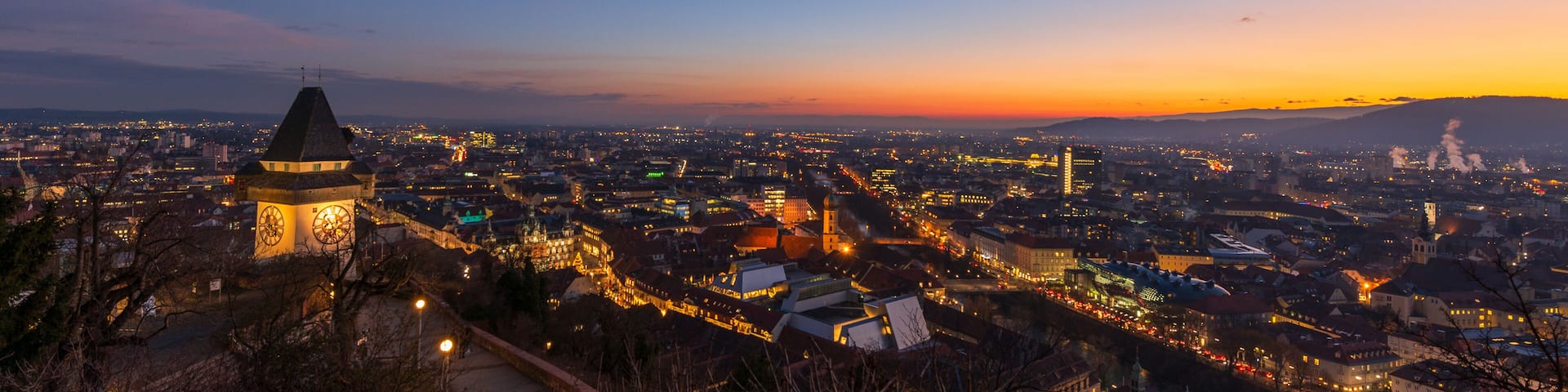 Graz bei Nacht, Österreich