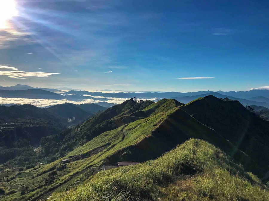 Hiked this hill on a lovely morning. With my husband and daughter. When you’re on top, you can see the top of the Crystall hill and also the famous Laban Rata of the Kinabalu mt.