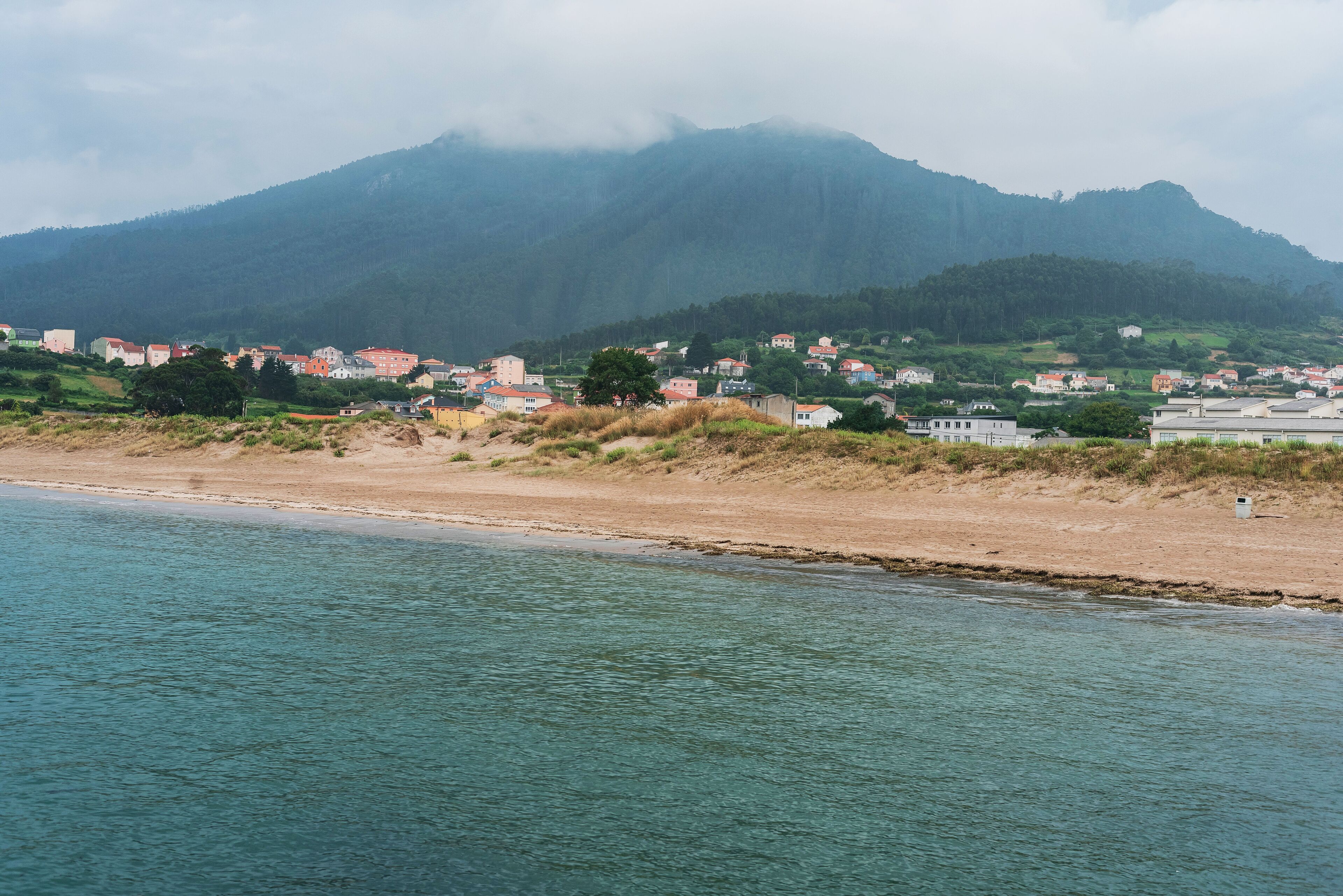 A Basteira beach, in the estuary of Ortigueira. Sweetie. To Coruna. Spain. Europe